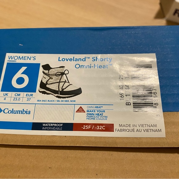 【NEW】Columbia Loveland Shorty Omni Heat Snow Boots UK4 - Picture 5 of 5